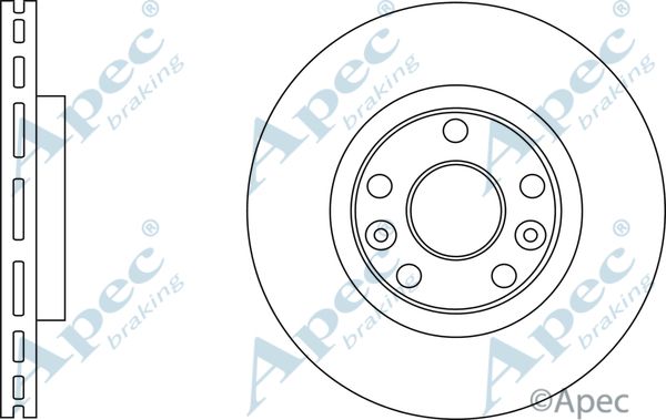 APEC BRAKING Тормозной диск DSK2823